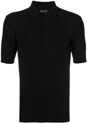 Emporio Armani classic polo shirt - men - Cotton - 48