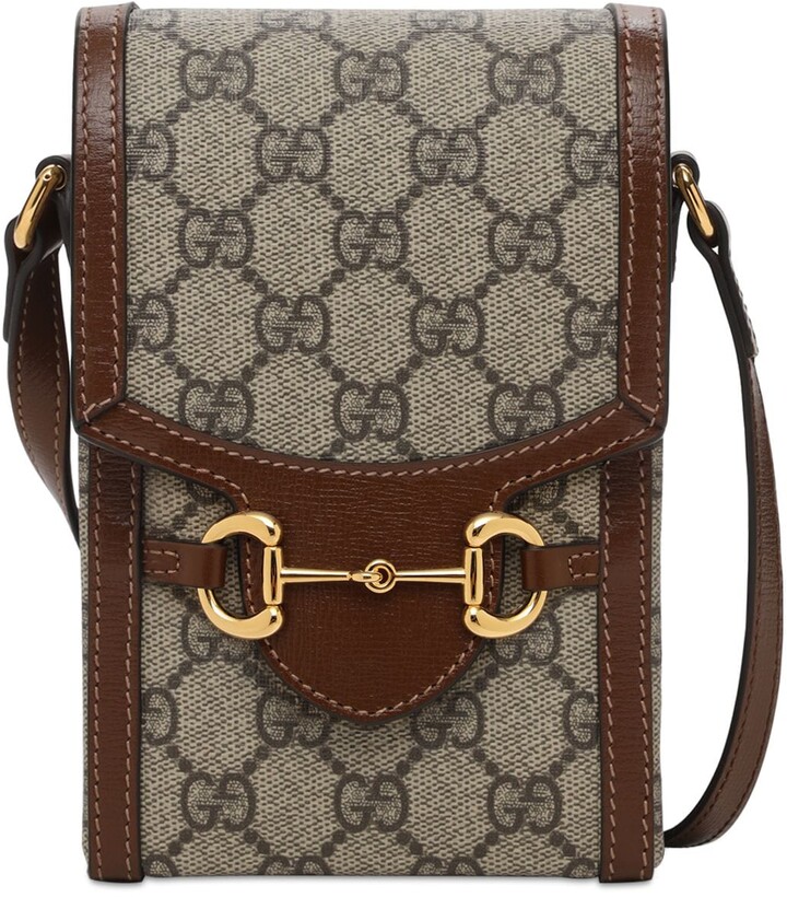 gucci messenger bolsa brown