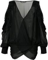 Thumbnail for your product : Thomas Wylde Barron could shoulder blouse