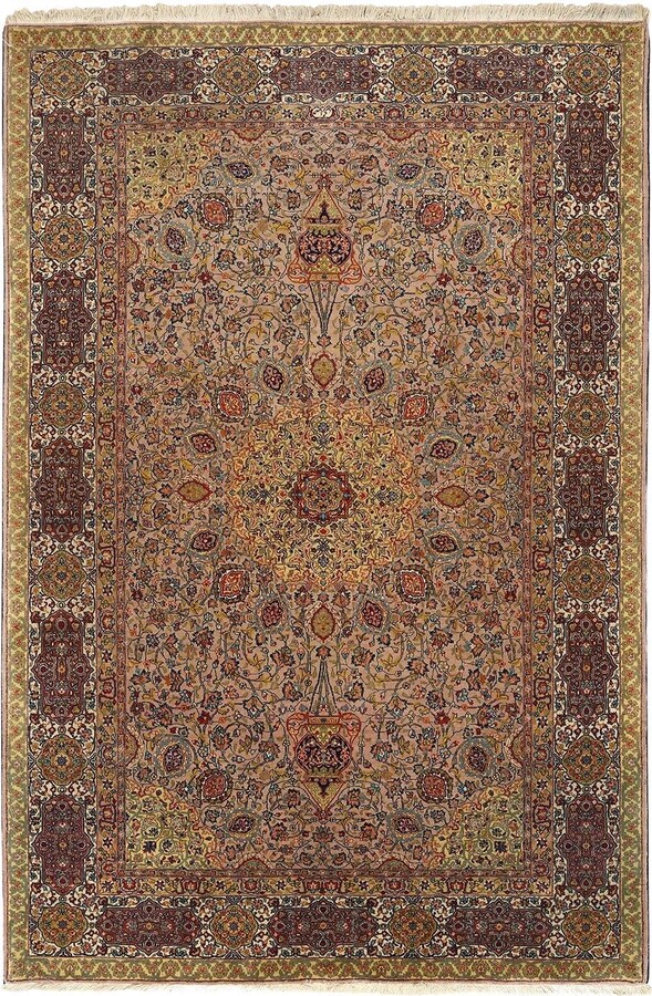 1stDibs Antique Persian Tabriz Saremi Rug - Size: 7'3x4'10