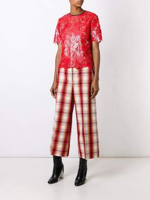 MSGM cropped trousers