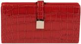 Thumbnail for your product : Wilsons Leather Womens Addison Cactus Croco Framed Faux-Leather Clutch