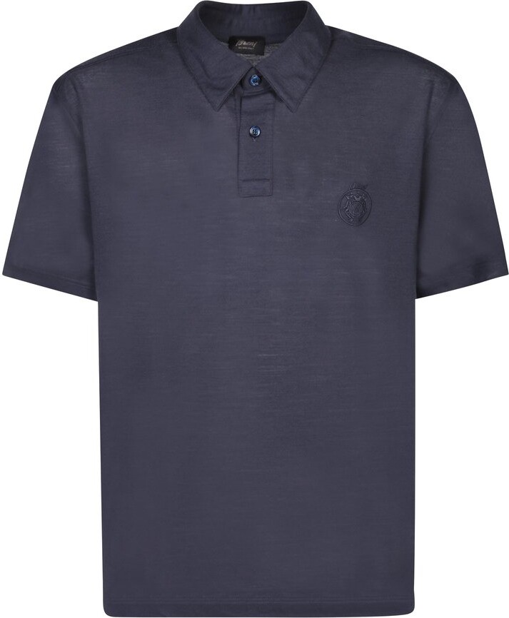 Brioni Golf Logo Tech Polo Shirt