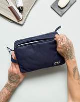 Thumbnail for your product : Lacoste Logo Canvas Washbag In Navy