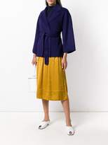 Thumbnail for your product : Theory belted wrap front jacket