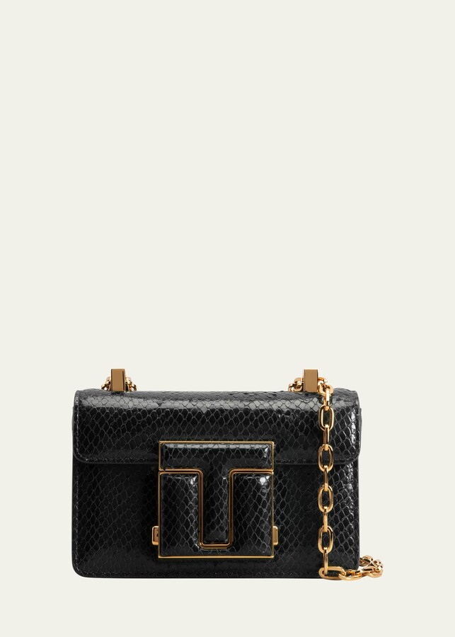 【関税＆送料込み】Tom Ford Python Print Shoulder Bag Tom Ford Small Python-Print Chain Shoulder Bag - ShopStyle