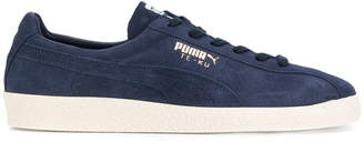 Puma lace up contrast sneakers