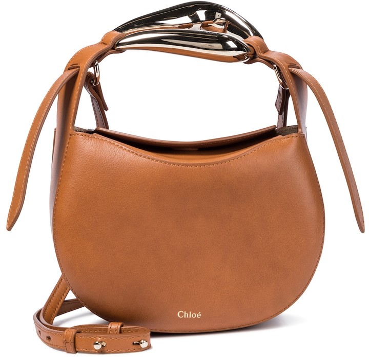 Chloé Kiss Small leather shoulder bag ShopStyle
