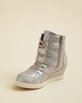 Thumbnail for your product : Steve Madden Girls' JHalo Perforated Wedge Sneakers - Little Kid, Big Kid