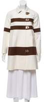 Thumbnail for your product : Gucci Striped Bamboo-Accented Coat