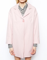 Thumbnail for your product : Helene Berman Single Button Swing Coat in Cotton