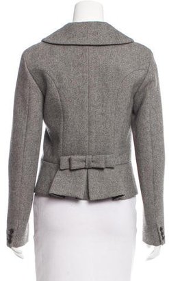 Louis Vuitton Herringbone Wool Jacket