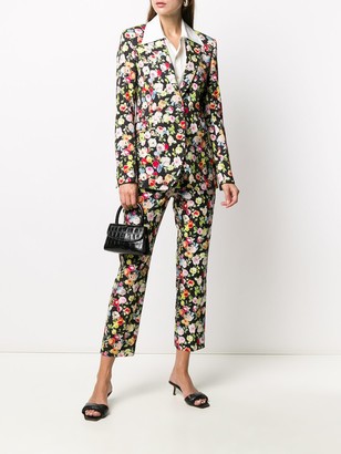 Paul Smith Floral Print Cropped Trousers
