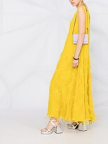 Thumbnail for your product : Pucci feather-detail V-neck gown