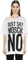 Moschino T-Shirt Ample En Jersey 