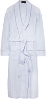 Thumbnail for your product : Emma Willis Striped Linen Dressing Gown