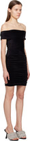 Thumbnail for your product : Alexander Wang Black Off-The-Shoulder Minidress