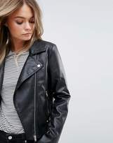 Thumbnail for your product : Vero Moda Leather Look Biker Jacket