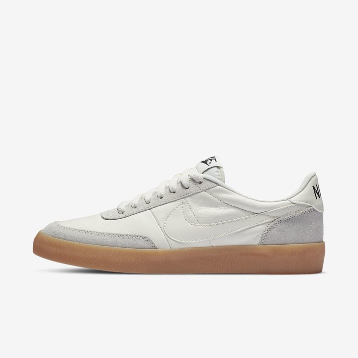 nike white shoes gum sole