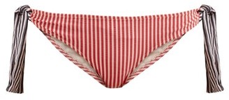 Solid & Striped The Mackenzie Bikini Briefs - Red Stripe
