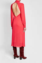 Thumbnail for your product : Victoria Beckham Draped Dress with Turtleneck