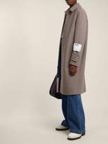 Thumbnail for your product : MSGM Houndstooth Wool Blend Coat - Womens - Brown Multi