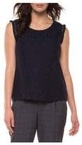 Thumbnail for your product : Dex Sleeveless Lace Front Top