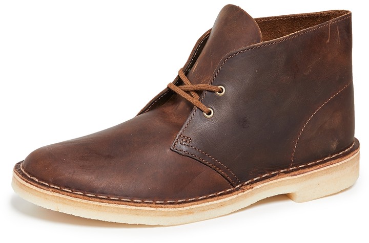 clarks leather chukka boots