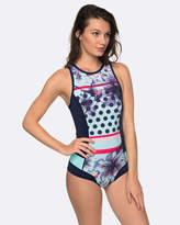 Thumbnail for your product : Roxy Womens 1mm Pop Surf Sleeveless High Cut Back Zip Springsuit Wetsuit