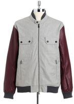 Thumbnail for your product : DKNY Cotton MŽlange Bomber Jacket