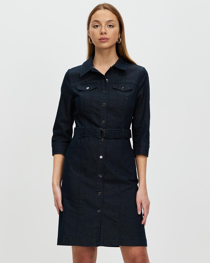 Marcs - Women's Shirt Dresses - Smart Denim Dress - Size One Size, 10 at  The Iconic - ShopStyle
