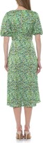 Thumbnail for your product : Alexia Admor V-Neck Puff Sleeve Midi Dress