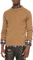 Thumbnail for your product : Vince Lux Cashmere-Wool Sweater, Brown