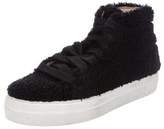 Thumbnail for your product : Helmut Lang Shearling High-Top Sneakers