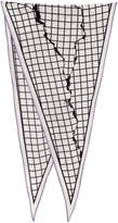 Thumbnail for your product : Haider Ackermann White Amber Check Scarf