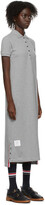 Thumbnail for your product : Thom Browne Grey RWB Stripe Polo Dress