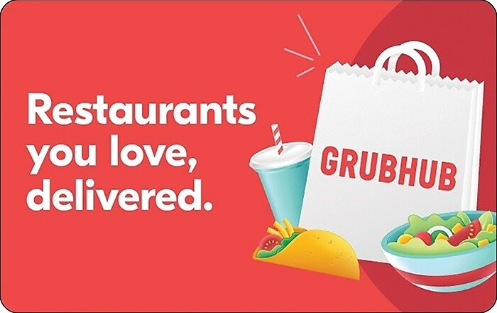 Grubhub Gift Card $25