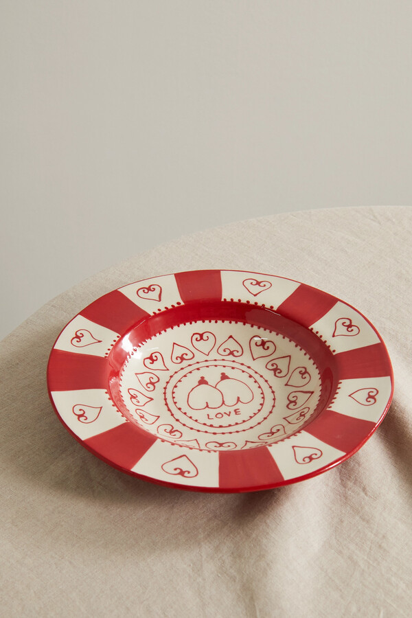 Laetitia Rouget - Amour 26cm Ceramic Dinner Plate - Cream - ShopStyle