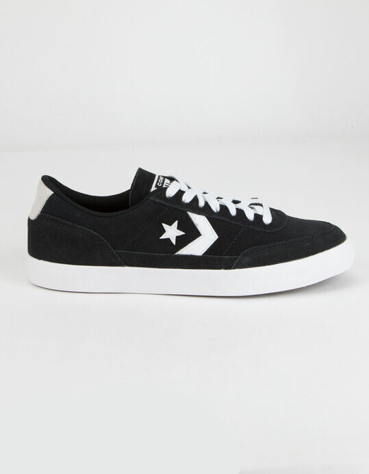 Converse Suede And Leather Net Star Classic Black Shoes - ShopStyle