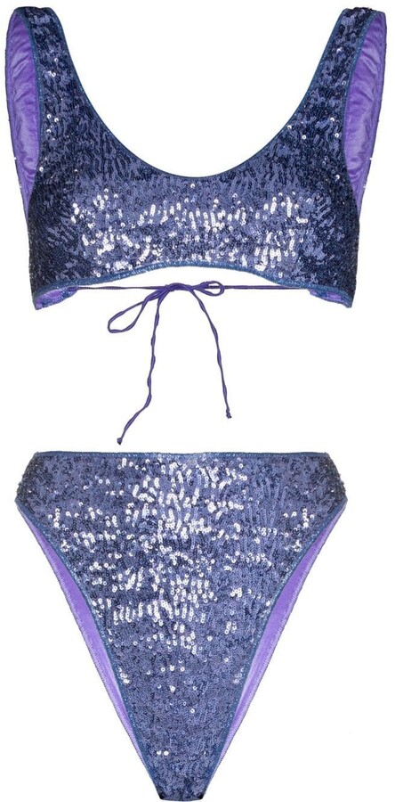Women's Sequin Two Piece Swimsuits | ShopStyle