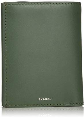 Skagen Int'l Combi, Men’s Wallet, Grün (Agave), 1.5x10.3x9 cm (B x H T)
