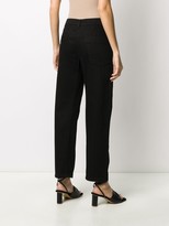 Thumbnail for your product : Lemaire Stud Detail Straight Cut Denim Trousers