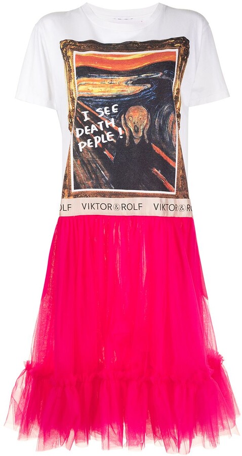 Viktor Rolf Pina Colada Ruffled Tiered Dress Shopstyle