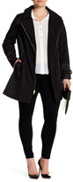 Thumbnail for your product : Via Spiga Front Zip Belted Coat (Plus Size)