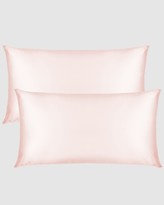 Thumbnail for your product : The Goodnight Co. Women's Pink Sleep - King Size Twin Set Silk Pillowcase