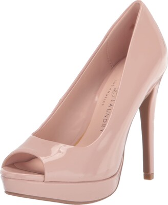 blush pump heels