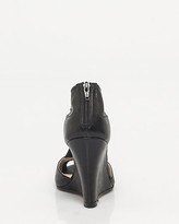 Thumbnail for your product : Le Château Italian-Made Leather T-Strap Wedge