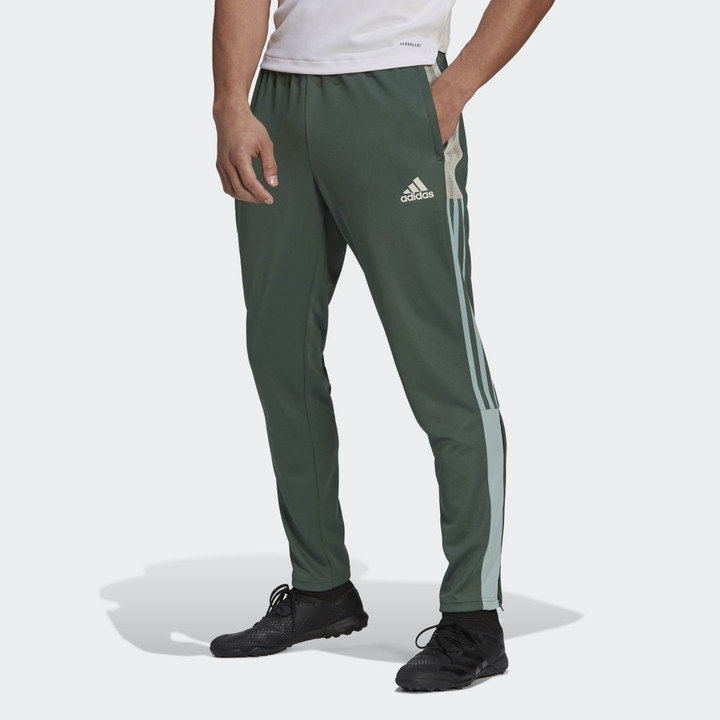olive green adidas pants