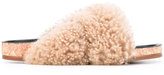 Chloé - claquettes en peau de mouton - women - Cuir/Mouton retourné/Foam Rubber - 35