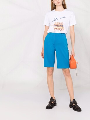 Pinko Jetted Pocket Cotton Shorts